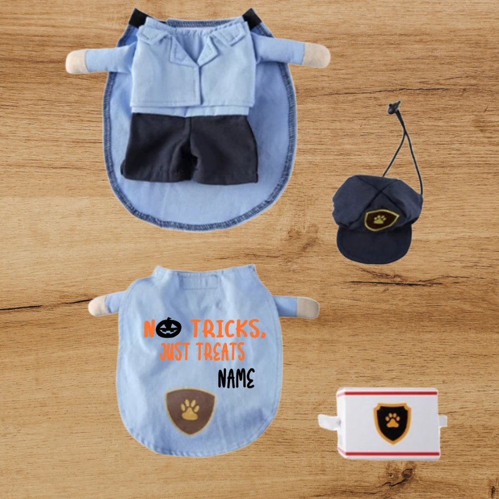 Custom no tricks just treats costume